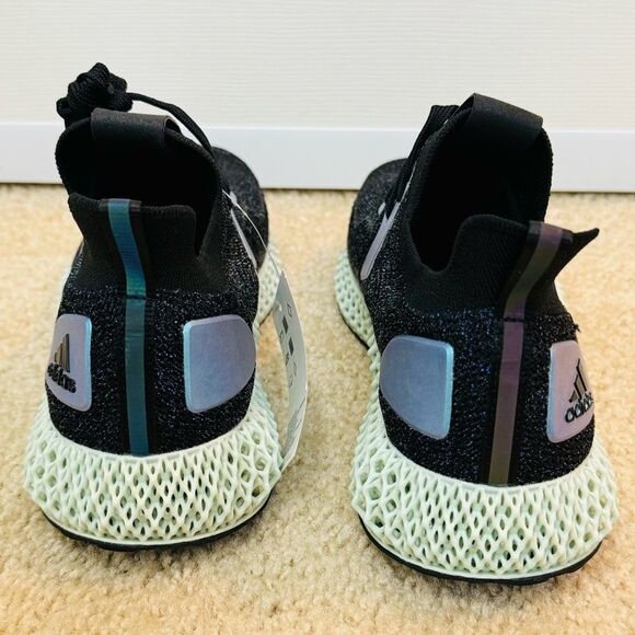 NWT Adidas Alphaedge 4D “Goodbye Gravity”Black Blue Green Sneakers Men\'s Sz 9 US main image 4